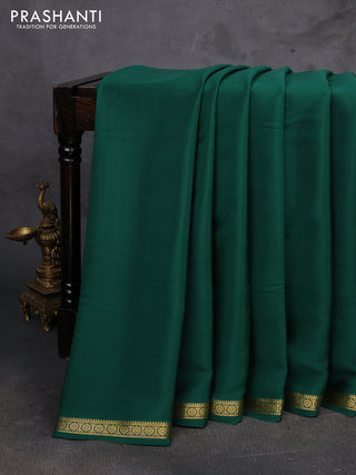 Green Pure Mysore Silk Saree