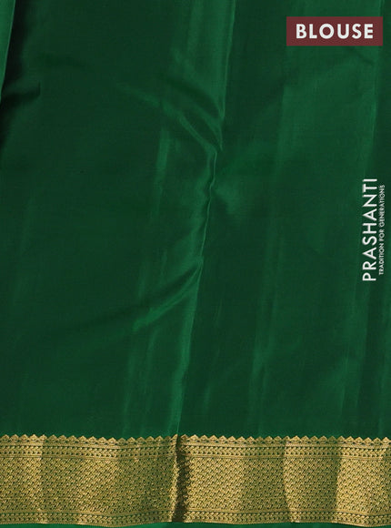 Green Kanchipuram Silk - Buttas