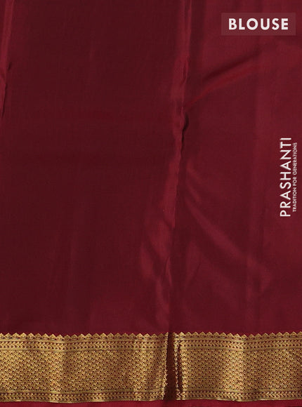 Maroon Kanchipuram Silk - Buttas