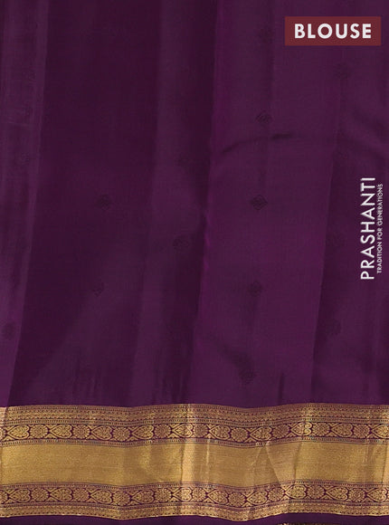 Pink & Purple Kanchipuram Silk - Buttas