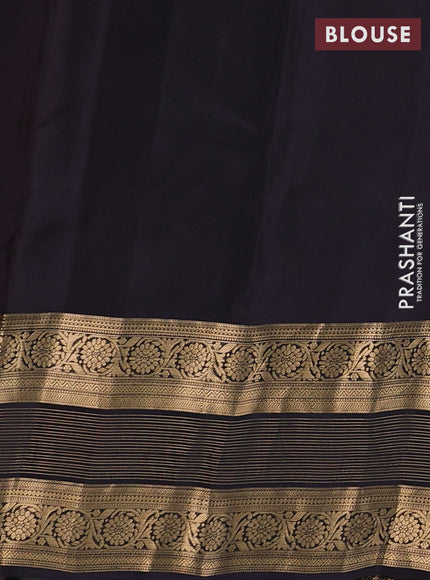 Maroon & Coffee Brown Kanchipuram Silk - Buttas