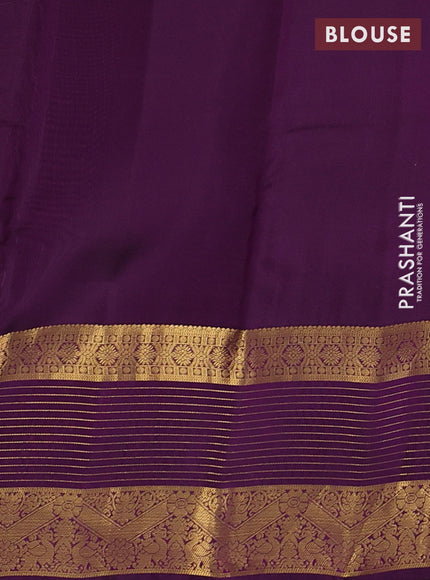 Lavender & Purple Kanchipuram Silk - Buttas