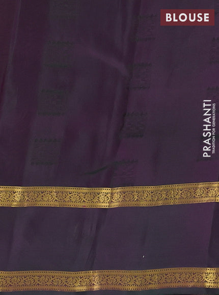 Pink & Green Kanchipuram Silk - Weaves