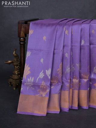 Lavender Pure Uppada Silk - Buttas