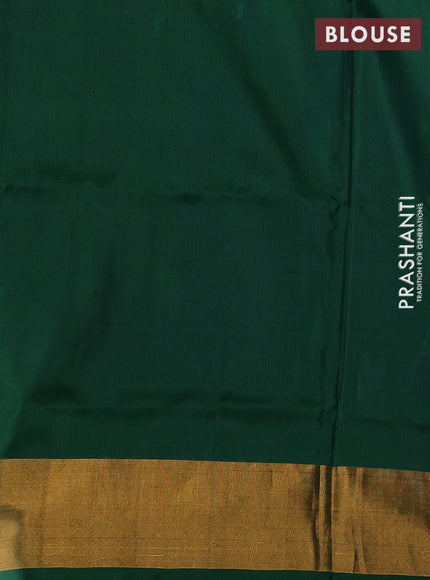 Green Pure Uppada Silk - Buttas