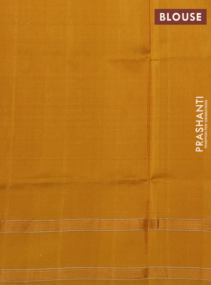 Mustard Pure Uppada Silk - Weaves