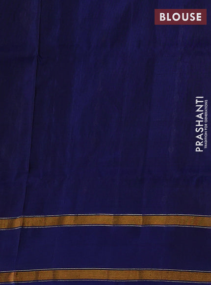 Blue Pure Uppada Silk - Weaves