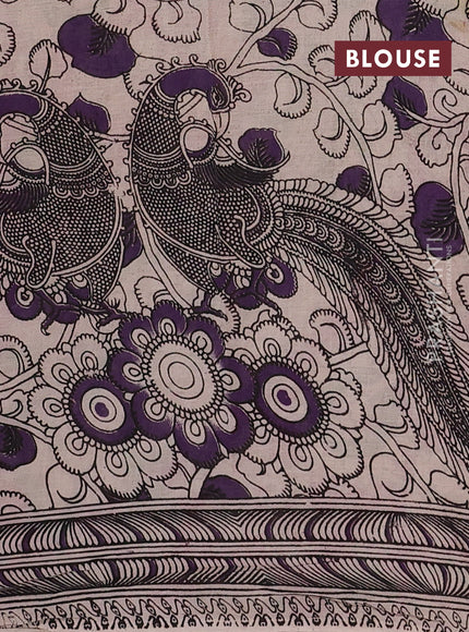 Green & Pink Kalamkari Cotton Saree
