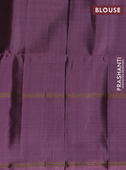 Navy Blue & Pastel Pink Pure Soft Silk Saree - Buttas