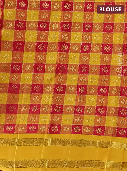 Bottle Green Pure Kanchipuram Silk - Korvai Border