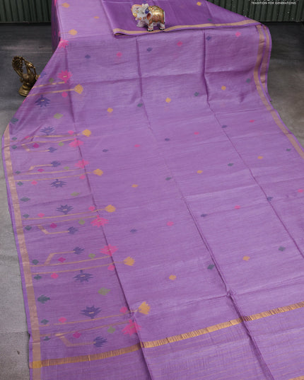 Lavender Munga Tussar Silk