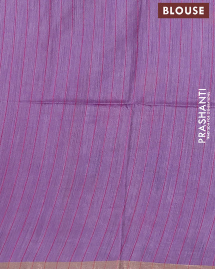 Lavender Munga Tussar Silk