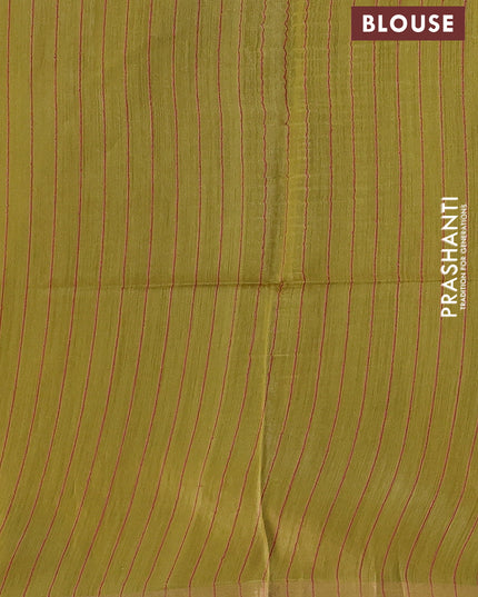 Mustard Munga Tussar Silk