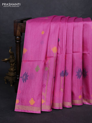 Pink Munga Tussar Silk