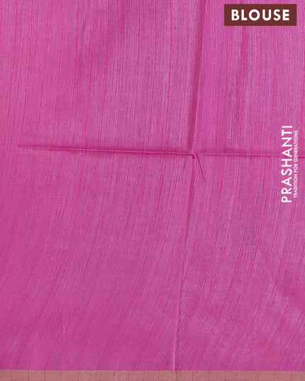 Pink Munga Tussar Silk
