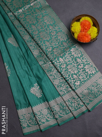 Green Semi Soft Silk Saree