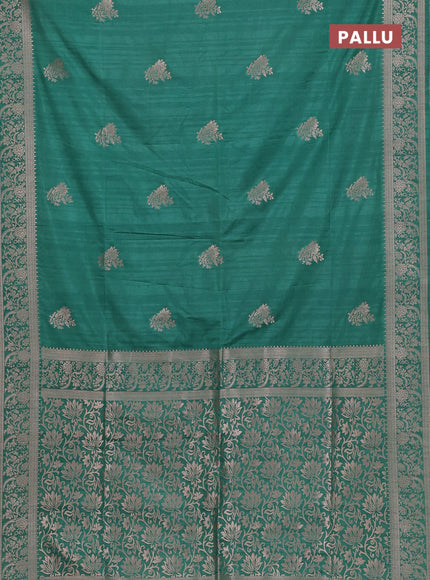 Green Semi Soft Silk Saree