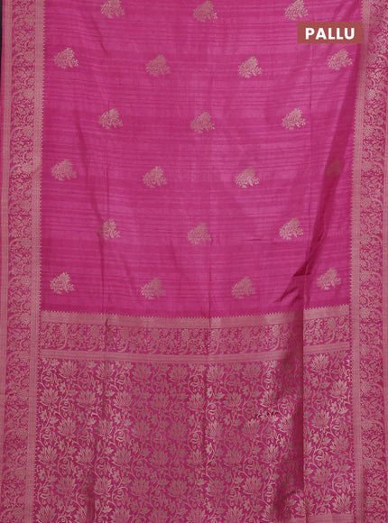 Onion Pink Semi Soft Silk Saree