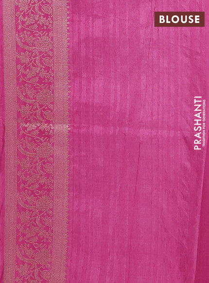 Onion Pink Semi Soft Silk Saree