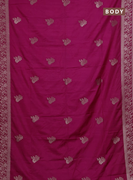 Pink Semi Soft Silk Saree