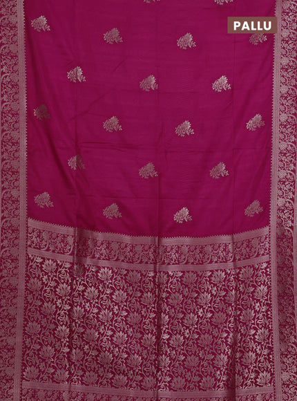 Pink Semi Soft Silk Saree