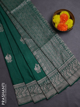 Green Semi Soft Silk Saree