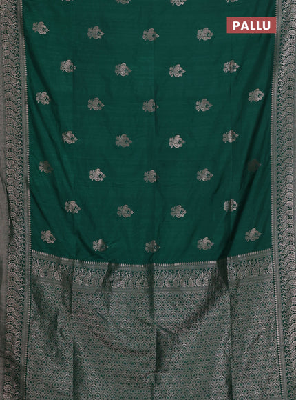 Green Semi Soft Silk Saree