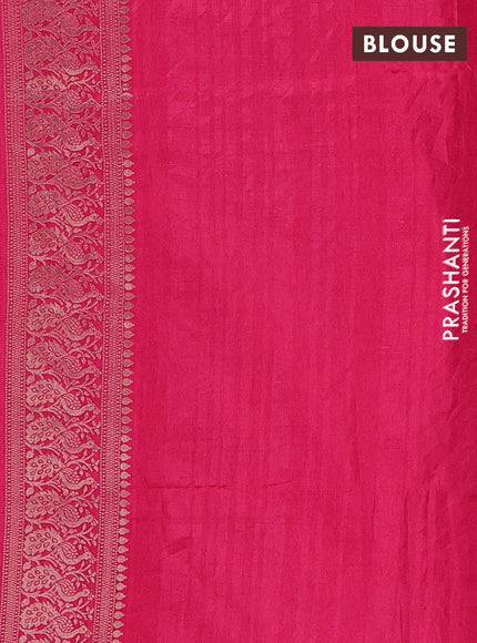 Pink Semi Soft Silk Saree