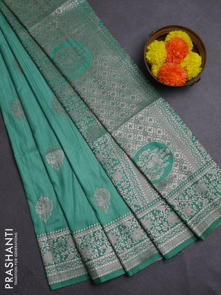 Green Semi Soft Silk Saree