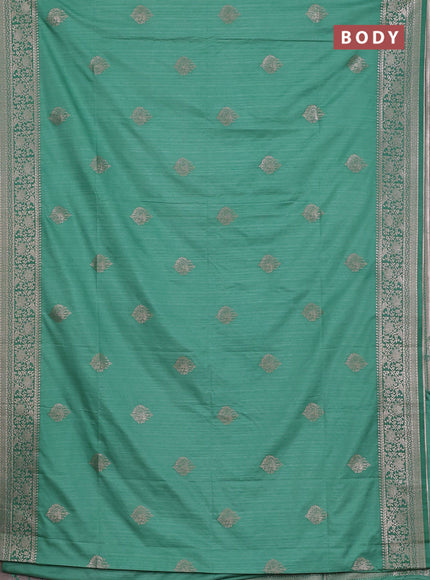 Green Semi Soft Silk Saree