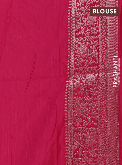 Pink Semi Soft Silk Saree