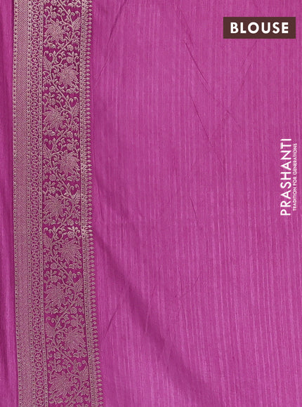 Mauve Pinkk Semi Soft Silk Saree