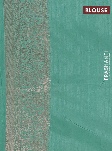 Pastel Green Semi Soft Silk Saree