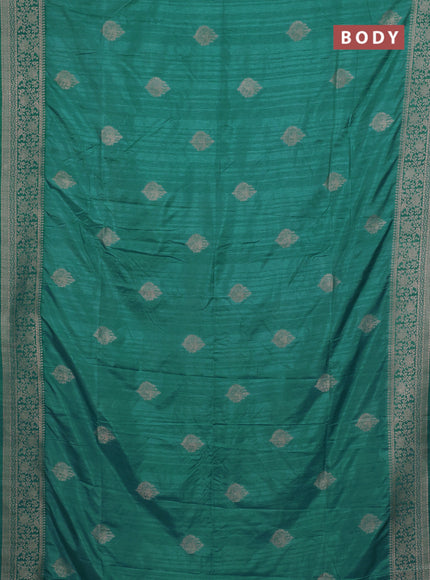 Pastel Green Semi Soft Silk Saree