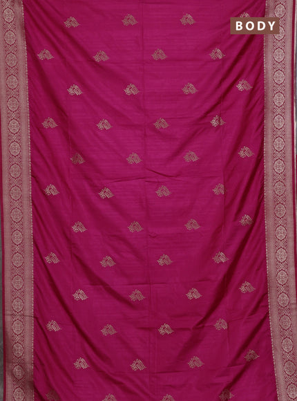 Pink Semi Soft Silk Saree