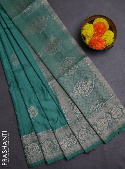 Green Semi Soft Silk Saree