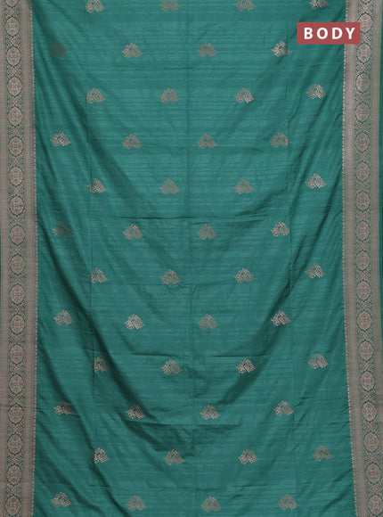 Green Semi Soft Silk Saree