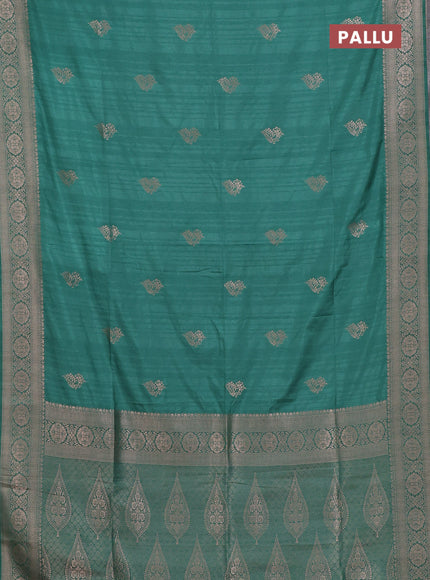 Green Semi Soft Silk Saree