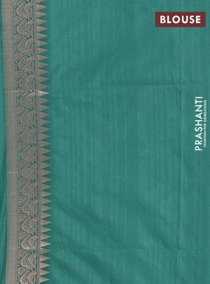Pastel Green Semi Soft Silk Saree