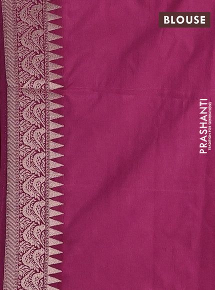 Pastel Maroon Semi Soft Silk Saree