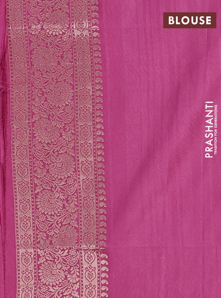 Mauve Pink Semi Soft Silk Saree