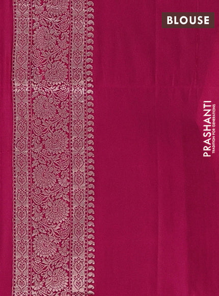 Pink Semi Soft Silk Saree
