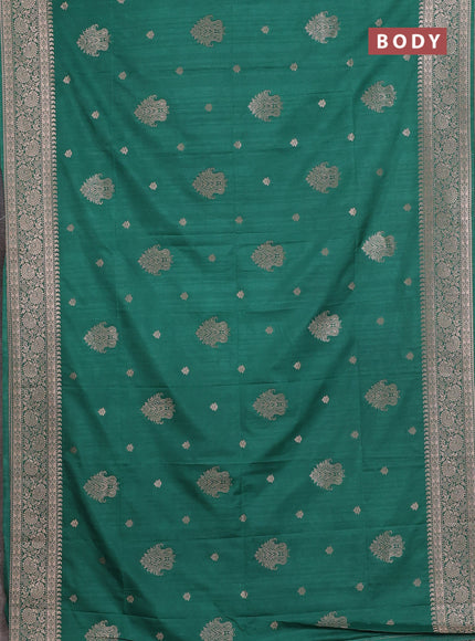 Green Semi Soft Silk Saree