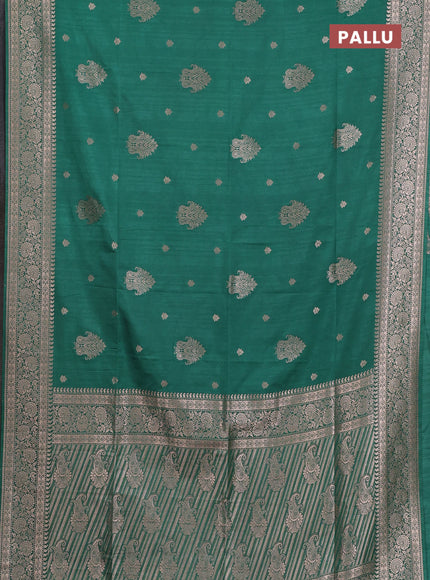 Green Semi Soft Silk Saree