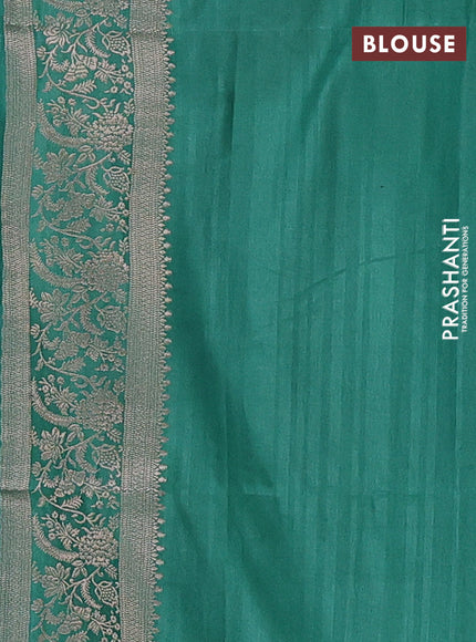 Green Semi Soft Silk Saree