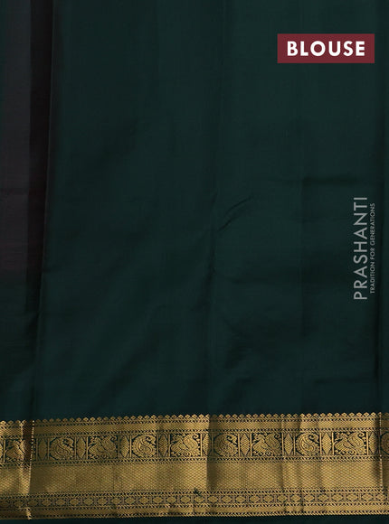 Pink & Green Pure Kanchipuram Silk - Buttas