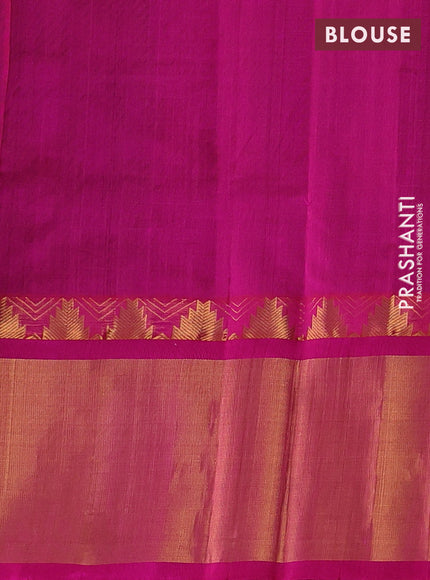 Violet & Pink Silk Cotton Kuppadam -Lakash Deepam