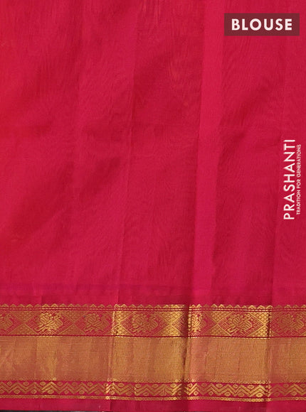 Orange & Pink Silk Cotton Kuppadam - Buttas