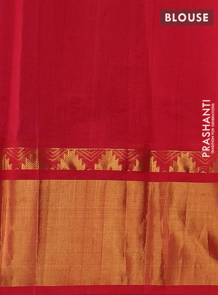 Violet & Red Silk Cotton Kuppadam -Lakash Deepam
