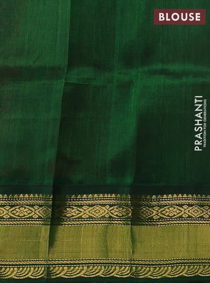 Pink & Green Silk Cotton Kuppadam - Buttas